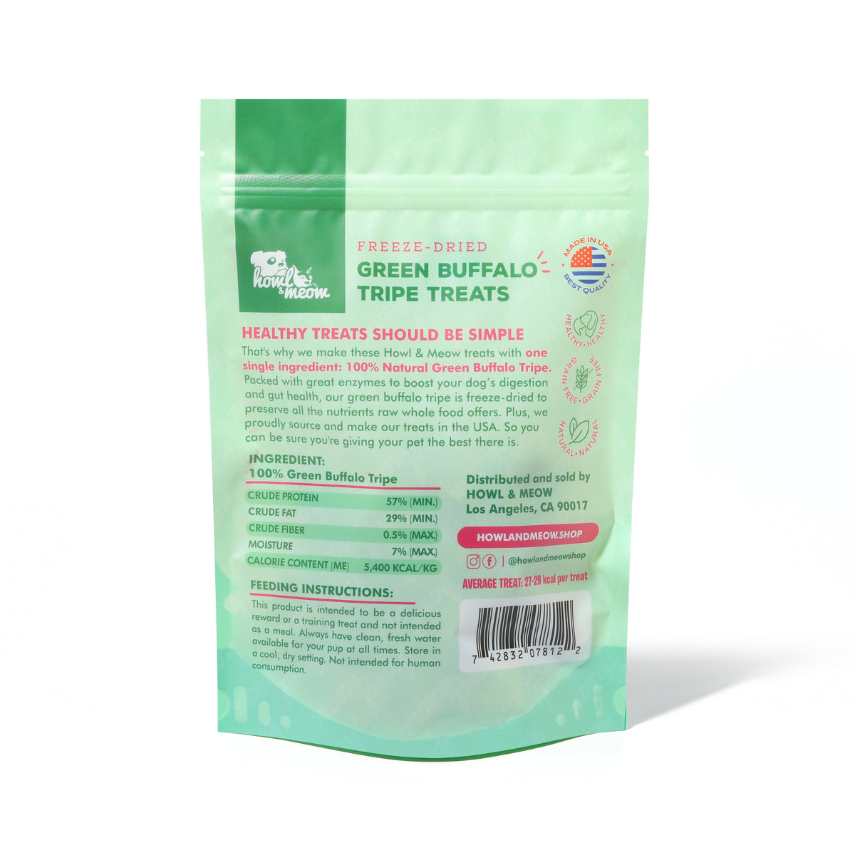 Minnows Freeze-Dried Raw Dog Treats - 2.5 oz. - Howl & Meow