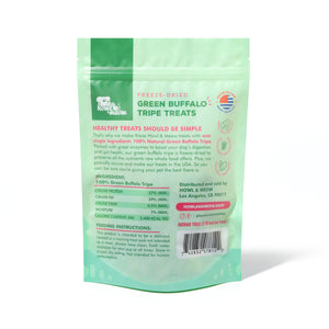 Howl & Meow - Green Buffalo Tripe Freeze-Dried Raw Dog Treats - 4 oz.
