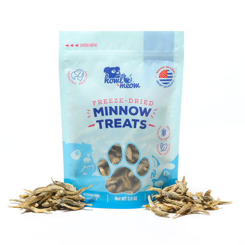 Freeze Dried Minnows from RawDelivery Natural Pet Food and Treats - Single  Ingredient, WI produced.